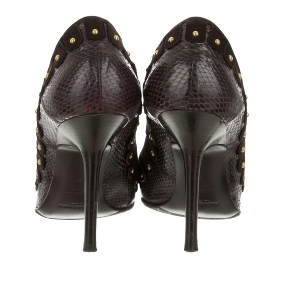 Yves Saint Lauren Square-Toe Pumps - Picture 6 of 6